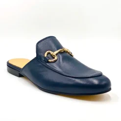 Bitmule - The Loafer Mule with Bit in Navy