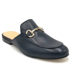Bitmule - The Loafer Mule with Bit in Navy