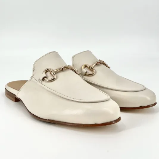 Bitmule - The Loafer Mule with Bit in Bone