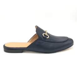 Bitmule - The Loafer Mule with Bit in Navy
