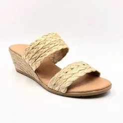 Raffy - The Raffia 2 Band Espadrille in Natural