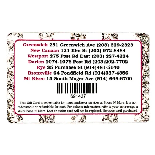 Shoes 'N' More In-Store Gift Card