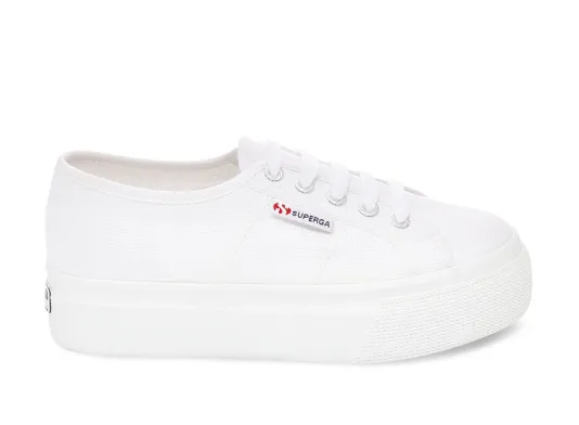 Superga - The Classic Platform Sneaker in White