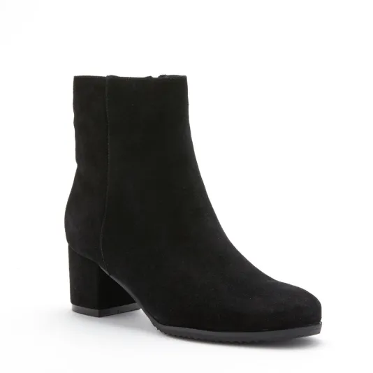 The Almond Toe Waterpoof Dress Bootie in Black