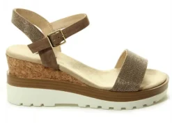 The Ball Chain Cork Wedge with Sport Bottom