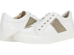 The Beaded Chain Stripe Sneaker in White