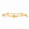 The Bee Bangle in Gold