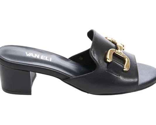 The Bit Slide Sandal in Black