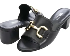 The Bit Slide Sandal in Black