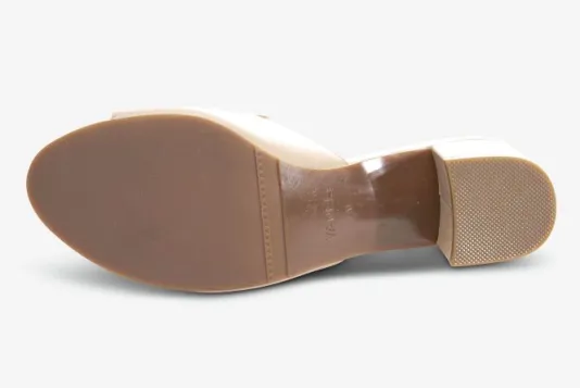 The Bit Slide Sandal in Light Taupe