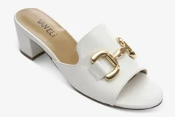 The Bit Slide Sandal in White