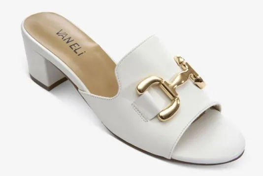 The Bit Slide Sandal in White