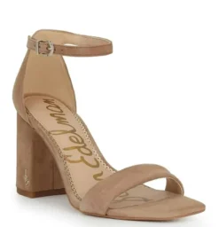 The Block Heel Dress Sandal in Oatmeal