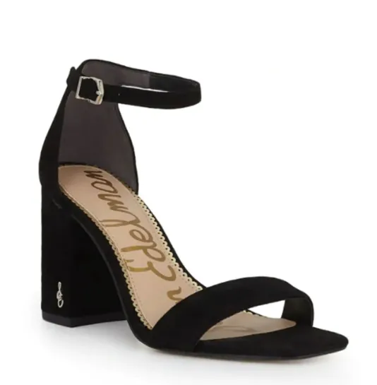 The Block Heel Dress Sandal in Black