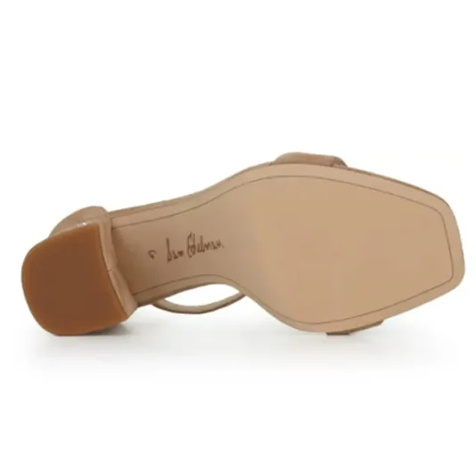 The Block Heel Dress Sandal in Oatmeal