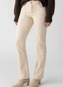 The Bootcut Corduroy in Toasted Almond