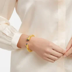 The Cannes Demi Cuff in Iridescent Rose