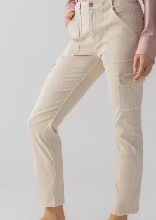 The Cargo Straight Leg in Toasted Almond