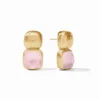 The Catalina Crystal Earring in Iridescent Rose