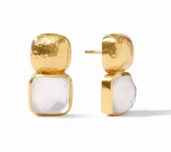 The Catalina Crystal Earring in Clear Crystal