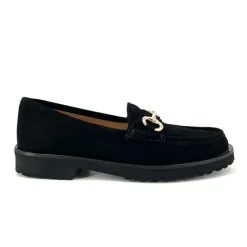 The Classic Bit Lug Loafer in Black