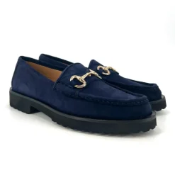 The Classic Bit Lug Loafer in Navy