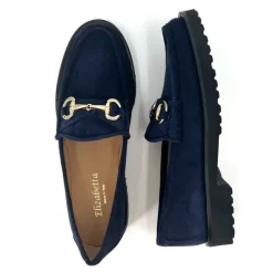 The Classic Bit Lug Loafer in Navy