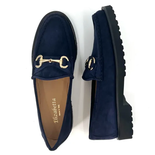 The Classic Bit Lug Loafer in Navy