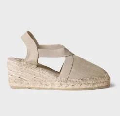 The Classic Closed Toe Espadrille in Stone