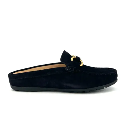 The Comfort Bit Mule in Navy