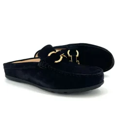 The Comfort Bit Mule in Navy