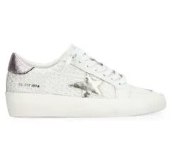 The Crochet Star Lace Sneaker in White