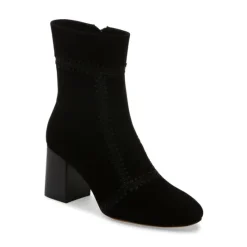 The Crochet Stitch Bootie in Black