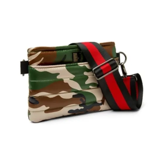 The Crossbody Bum Bag in Olive Camo