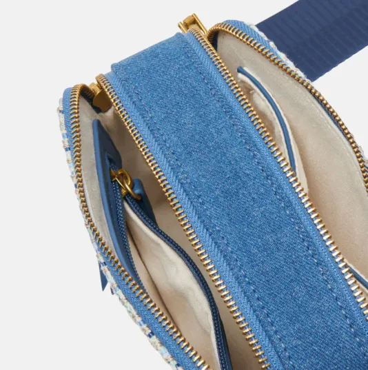 The Crossbody Camera Bag in Denim