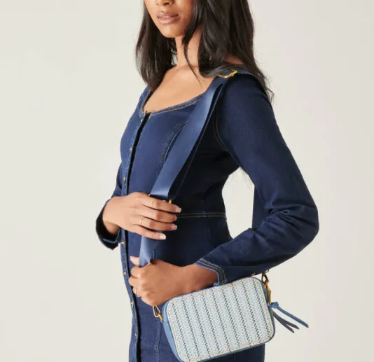 The Crossbody Camera Bag in Denim