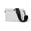 The Diagonal Bum Bag 2.0 Crossbody in White Patent
