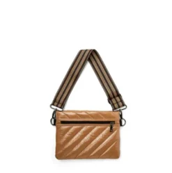The Diagonal Bum Bag 2.0 in Caramel