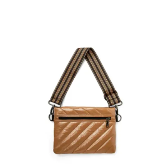 The Diagonal Bum Bag 2.0 in Caramel