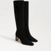 The Dress Tall Boot in Black Suede