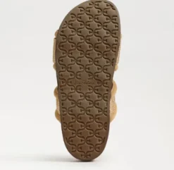The Dual Band Footbed Sandal in Sand