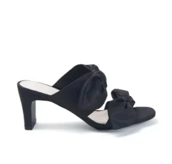 The Dual Bow Slide in Black