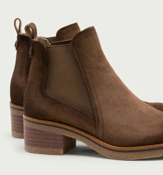 The Dual Gore Ankle Bootie in Moka