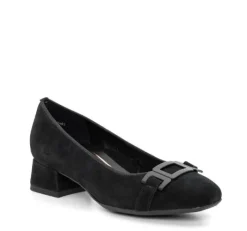 The Enamel Link Pump in Black