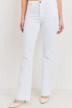 The Flare Jean in White