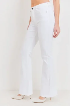 The Flare Jean in White