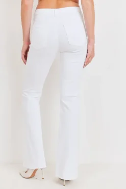 The Flare Jean in White