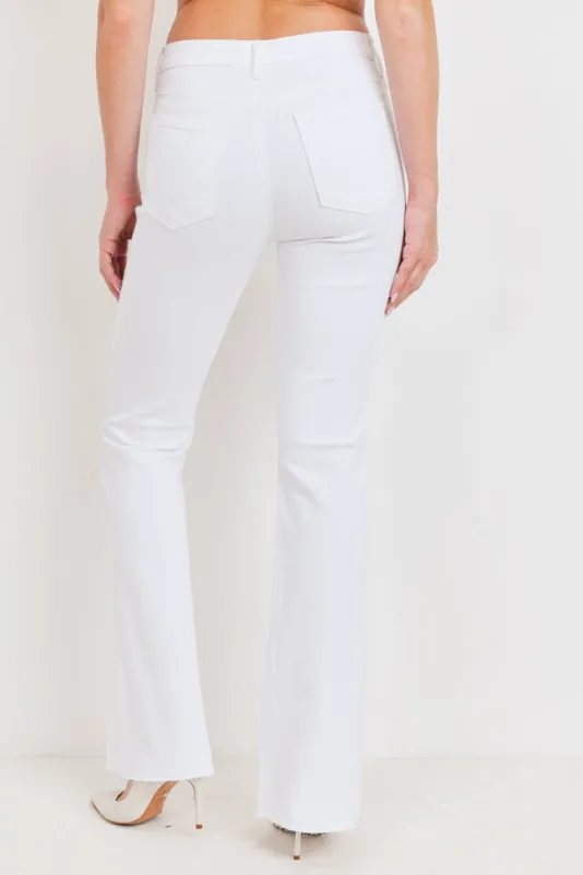 The Flare Jean in White