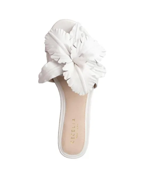 The Flower Slide in White