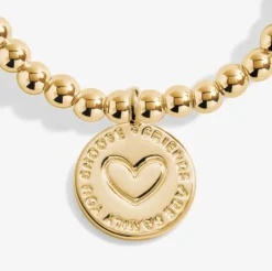 The Friends Are Family You Choose Bracelet in Gold